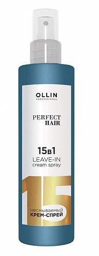 OLLIN, PERFECT HAIR, Несмываемый крем-спрей 15в1, 250 мл