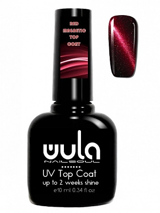 Wula, NailSoul UV Magnetic top coat RED 10 мл