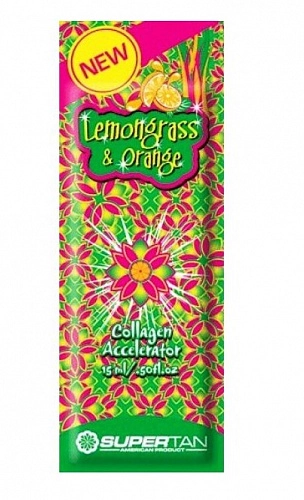 SUPERTAN, Крем для загара Lemongrass & Orange Лимон и Апельсин, 15 мл