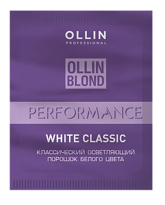 OLLIN, BLOND PERFORMANCE, Осветляющий порошок классический, белого цвета, 30 г