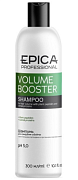 EPICA, VOLUME BOOSTER, Шампунь для придания объёма волос с растительными пептидами и протеинами, 250 мл.