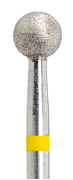 КМИЗ, Головка алмазная, шар 5.0*4.8 мм, очень мелкая, (ГСАШ-5,0П- ОМ)