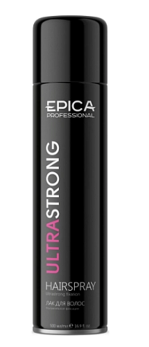 EPICA, ULTRASTRONG,  Лак для волос, Ультрасильной фиксации, 500 мл
