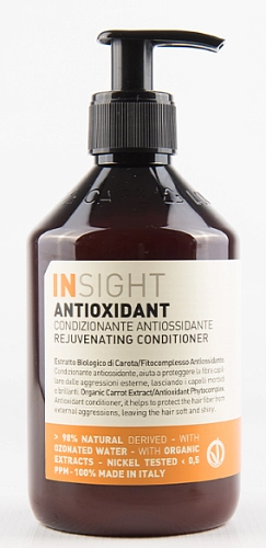 INSIGHT, ANTIOXIDANT, Кондиционер антиоксидант для перегруженных волос, 400 мл