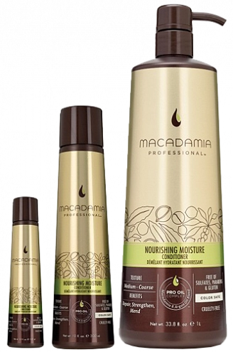 MACADAMIA PROFESSIONAL, NATURAL OIL, Кондиционер питательный для всех типов волос, 100 мл