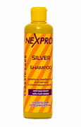 NEXXT PROFESSIONAL, Шампунь серебристый для светлых волос, нейтрализует желтый нюанс, 250 мл