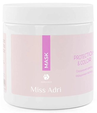 ADRICOCO, Miss Adri, Protection & color, Маска для окрашенных волос, 500 мл