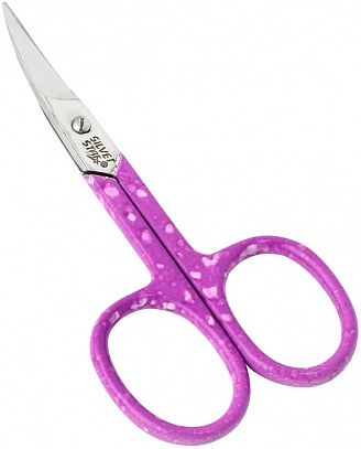SILVER STAR, Ножницы для ногтей, пурпурные ручки,  НСС-11