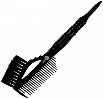 MELON PRO, Кисть для окрашивания волос с расческой 23.4*7.5см, чёрная, JA165