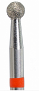 КМИЗ, Головка алмазная, шар 2.9*2.5 мм, мелкая, (ГСАШ-2,9П-М)