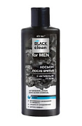 BITЭКС, BLACK CLEAN FOR MEN, Лосьон после бритья с активным углем, 150 0мл/0,18 кг