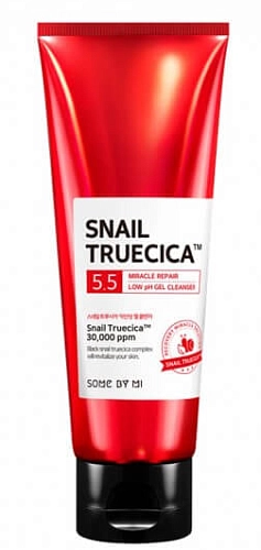 SOME BY MI, Snail Truecica Miracle RePair Low pH Gel Cleanser, Гель для умывания восстанавливающий с муцином улитки, 100 мл