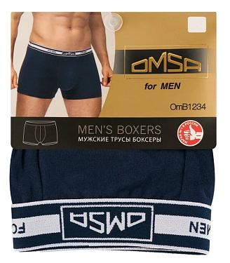 OMSA, Боксеры мужские Blu Scuro 50(XL)