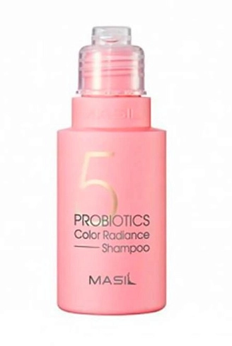 MASIL 5, Probiotics Color Radiance, Шампунь для окрашенных волос с защитой цвета, 50 мл