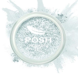 POSH, Пигмент для глаз и губ HD №6, Серебро