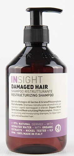 INSIGHT, DAMAGED HAIR, Шампунь для поврежденных волос, 400 мл