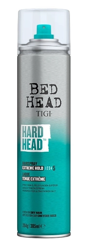 TIGI, BED HEAD, Лак для суперсильной фиксации, Hard Head, 385 мл