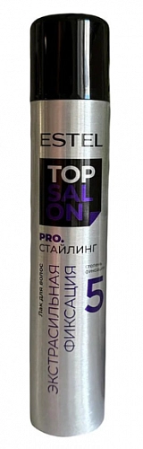 ESTEL PROFESSIONAL, TOP SALON, PRO.СТАЙЛИНГ, Лак для волос, экстрасильная фиксация, 400 мл