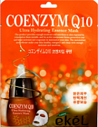 EKEL, Coenzym Q10 Ultra Hydrating Essence Mask, Тканевая маска для лица с коэнзимом, 25 мл