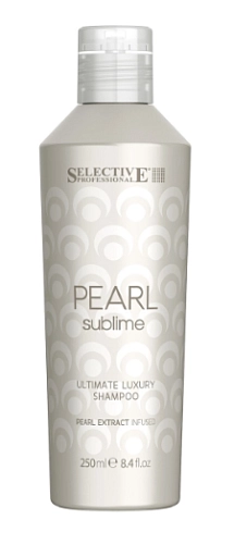 SELECTIVE PROF, PEARL Шампунь 250мл с экстрактом жемчуга для придания блеска светлым волосам