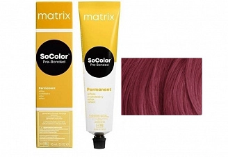 MATRIX, SOCOLOR Pre-Bonded, Крем-краска для волос №6VR темный блондин перламутрово-красный, 90 мл