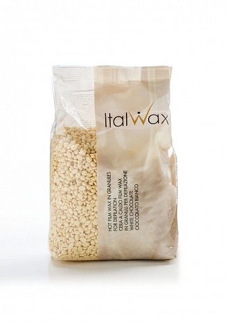 ITALWAX, Воск горячий пленочный гранулы, Белый шоколад, пакет, 500 г