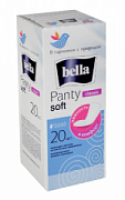 BELLA, Прокладки женские гигиенические ежедневные, Panty soft classic, (20 шт)