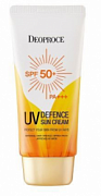 DEOPROCE, Uv Defence Sun Protector, Солнцезащитный крем SPF50+, 70 г