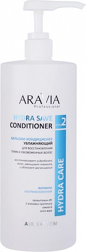 ARAVIA PROFESSIONAL, Бальзам-кондиционер увлажняющий для восстановления сухих, обезвоженных волос Hydra Save Conditioner, 1000 мл