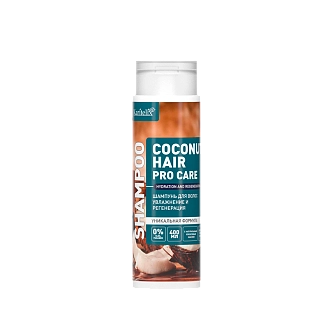 KARITELIX, COCONUT HAIR, Шампунь увлажняющий и регенерирующий, для всех типов волос, 400 мл