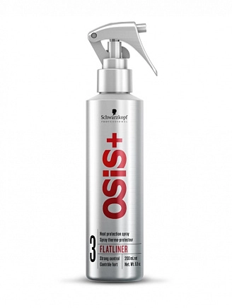 SCHWARZKOPF PROFESSIONAL, OSIS+, Термозащитный спрей для волос, Flatliner, 200 мл