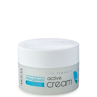 ARAVIA PROFESSIONAL, Крем активный увлажняющий для ног, с гиалуроновой кислотой, Active Cream,150 мл