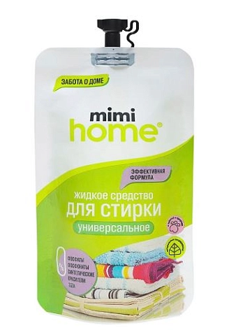 MIMI HOME, Жидкое средство для стирки Универсальное, 100 мл