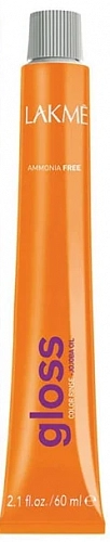 LAKMÉ, GLOSS, Крем-краска для волос тонирующая №7/50, средне-белокурый с оттенком красного дерева, 60 мл