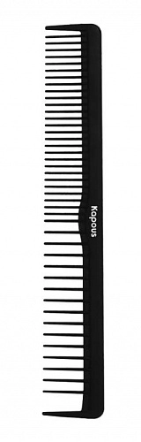 KAPOUS, Расческа парикмахерская «Carbon fiber», 172*27 мм