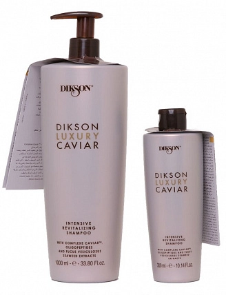 DIKSON, SHAMPO LUXURY CAVIAR, Интенсивный ревитализирующий шампунь с Complexe Caviar, 300мл