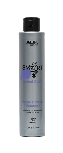 DEWAL, Шампунь для платиновых оттенков блонд SMART CARE Protect Color Blonde Platinum Shampoo, 300 м