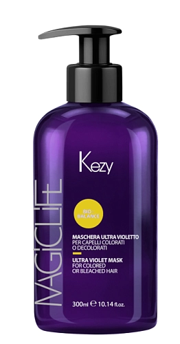 KEZY, ML Маска "Ультрафиолет" 300 мл для окрашенных волос Ultra violet mask for colored or bleached hair