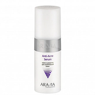 ARAVIA PROFESSIONAL, Крем-сыворотка для проблемной кожи, Anti-Acne Serum, 150 мл