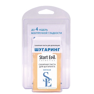 START EPIL, Набор для шугаринга (сахарная паста в картридже "Мягкая"  100гр.+ бумажные полоски )