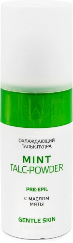 ARAVIA PROFESSIONAL, Охлаждающий тальк-пудра с маслом мяты Mint Talc-Powder, 150 мл