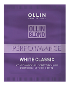 OLLIN, BLOND PERFORMANCE, Осветляющий порошок классический, белого цвета, 30 г