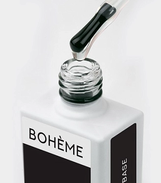 BOHEME, База для гель-лака, эластичная для создания "подложки" на ногте, Base, BoB-01, 10 мл