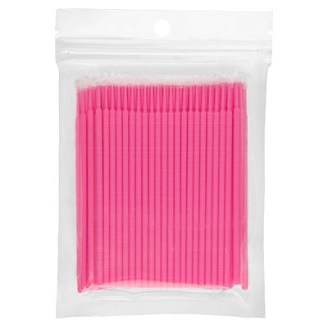 IRISK, Микрощеточки в пакете, размер L №01, розовые, (100 шт/упак)