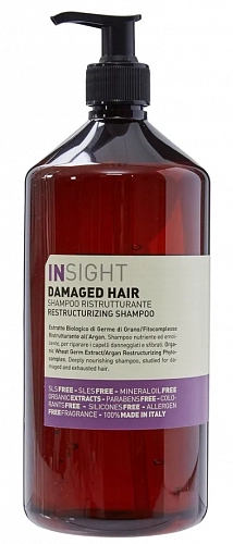 INSIGHT, DAMAGED HAIR, Шампунь для поврежденных волос, 900 мл