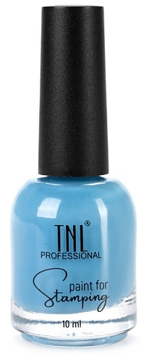 TNL, LUX, Лак для стемпинга/Лак для ногтей №080 - голубой топаз