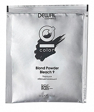 DEWAL, Порошок обесцвечивающий IQ COLOR Blond Powder Kingplex Bleach 9, 30 гр