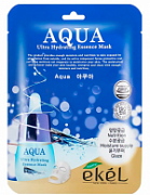 EKEL, Aqua Ultra Hydrating Essence Mask, Тканевая маска для лица ультраувлажняющая, 25 мл