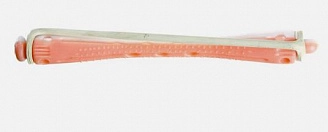 DEWAL, Коклюшки, бело-розовые, длинные d6,5 мм, RWL8, (12 шт/упак)