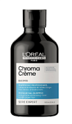 L'OREAL PROFESSIONNEL, CHROMA CREME, Шампунь-крем, с синим пигментом для нейтрализации оранжевого оттенка русых и светло-коричневых волос, 300 мл
